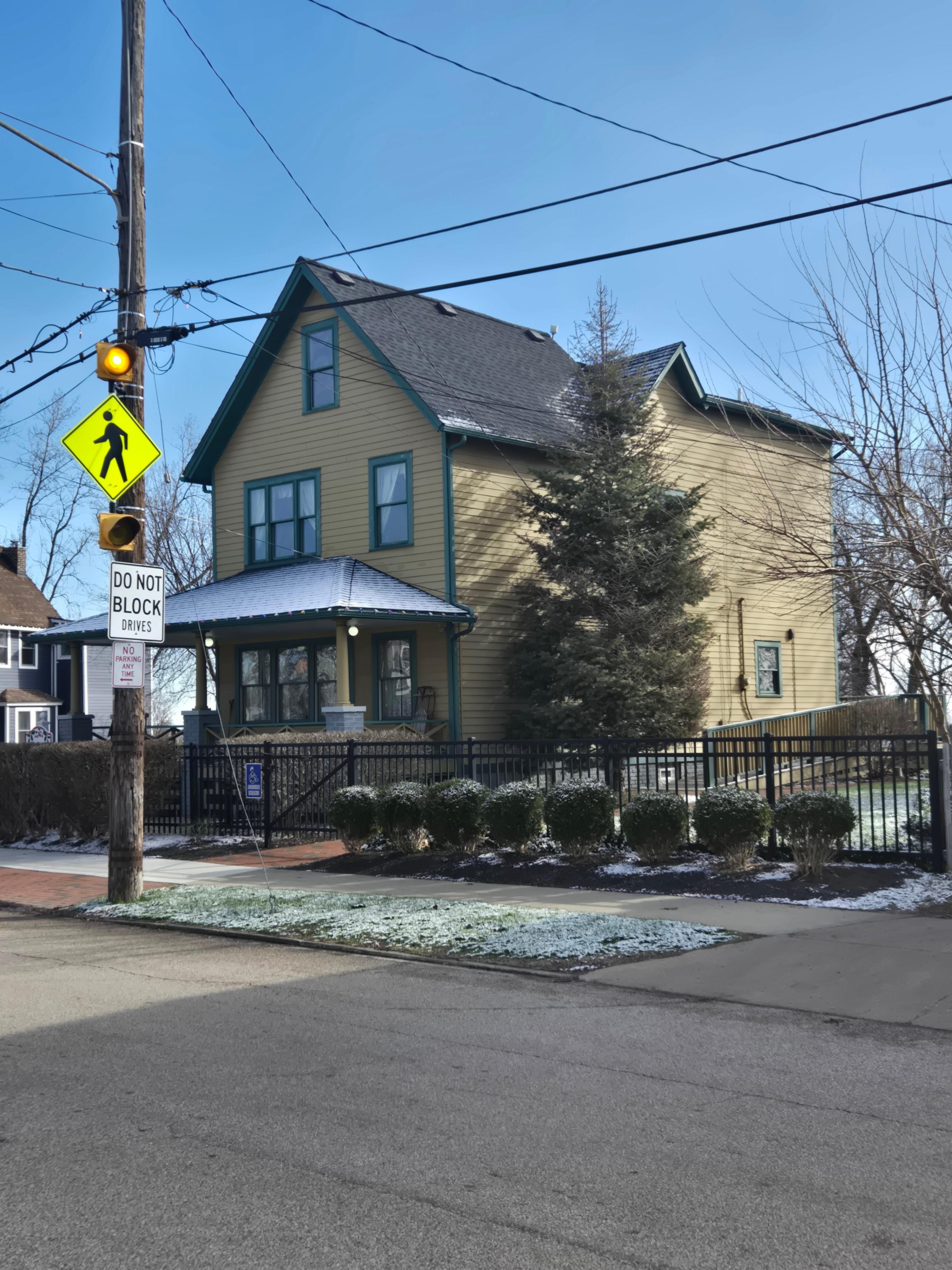 The Christmas Story house in Tremont a short drive away.