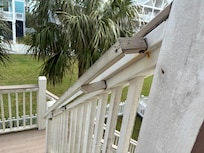 Loose staircase, unsafe for guests