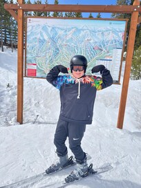 my son living his dream we love to ski‼️