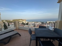 Balcony view from living room overlooking Salema Village.