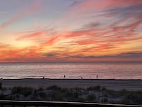 Sunrise from balcony.