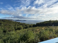 View from breakfast area