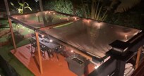 Outside area night view.