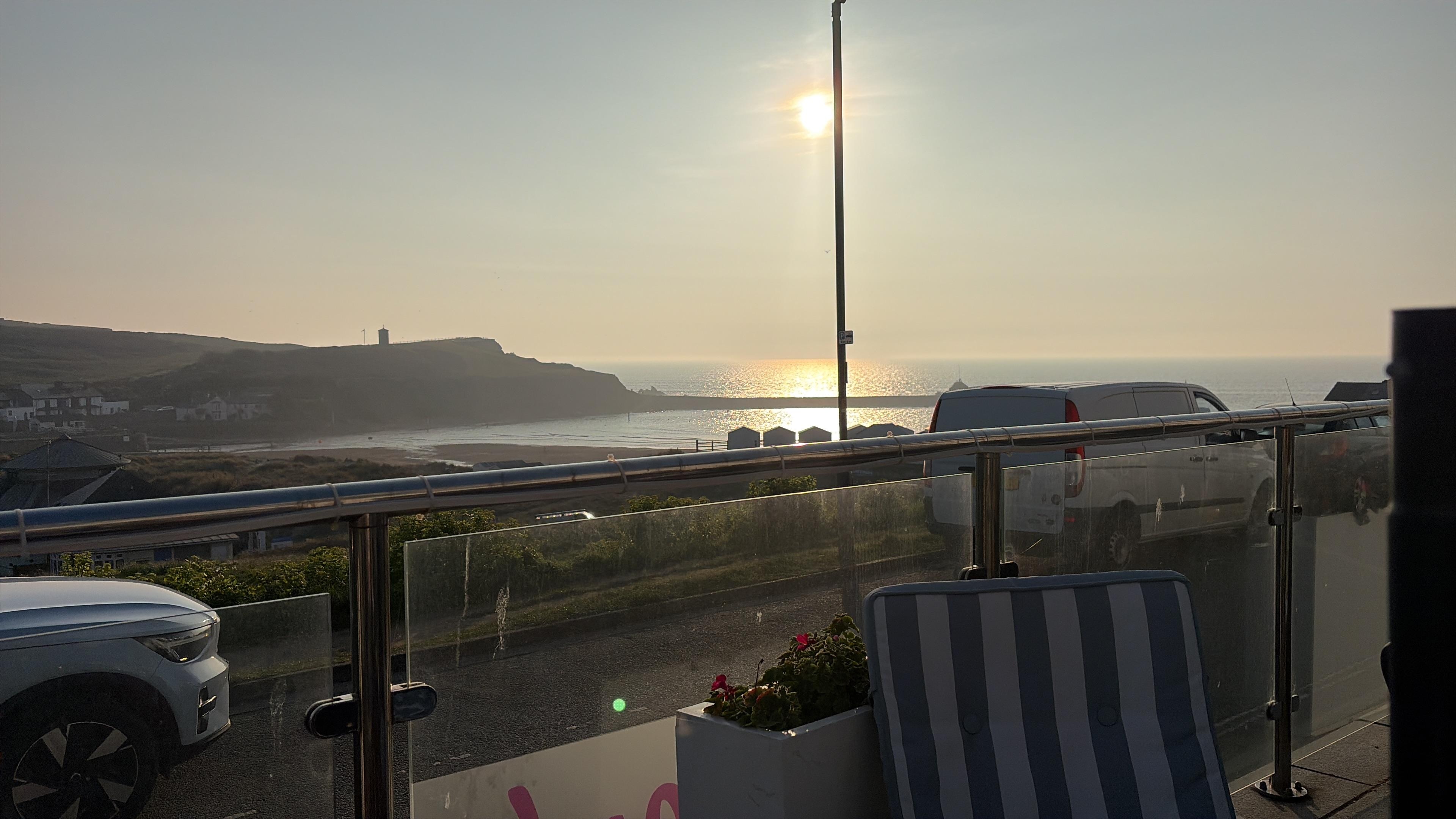 Sat watching the sun go down 