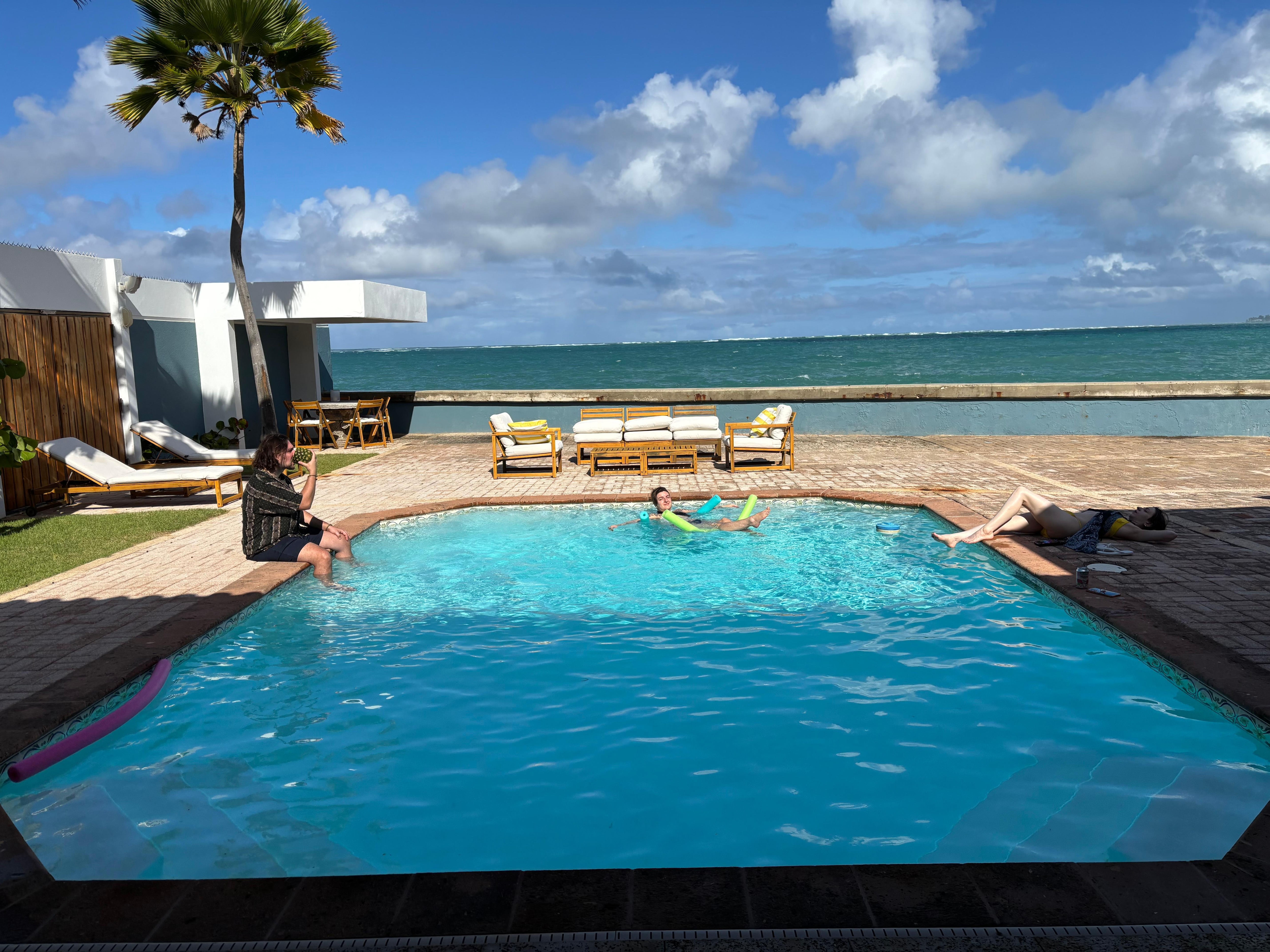 Breakfast in the seat every morning was perfect!