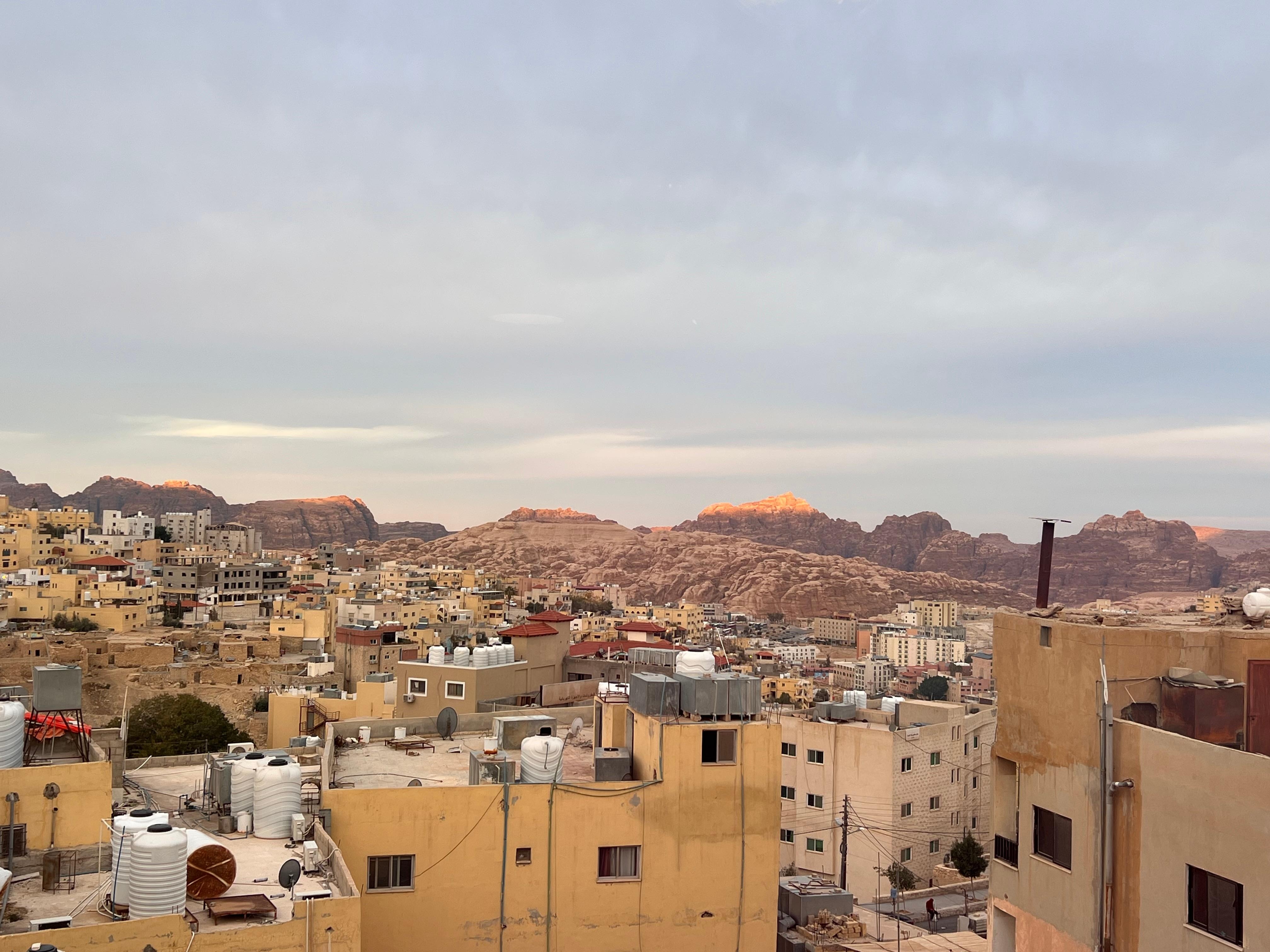 View from the breakfast lounge