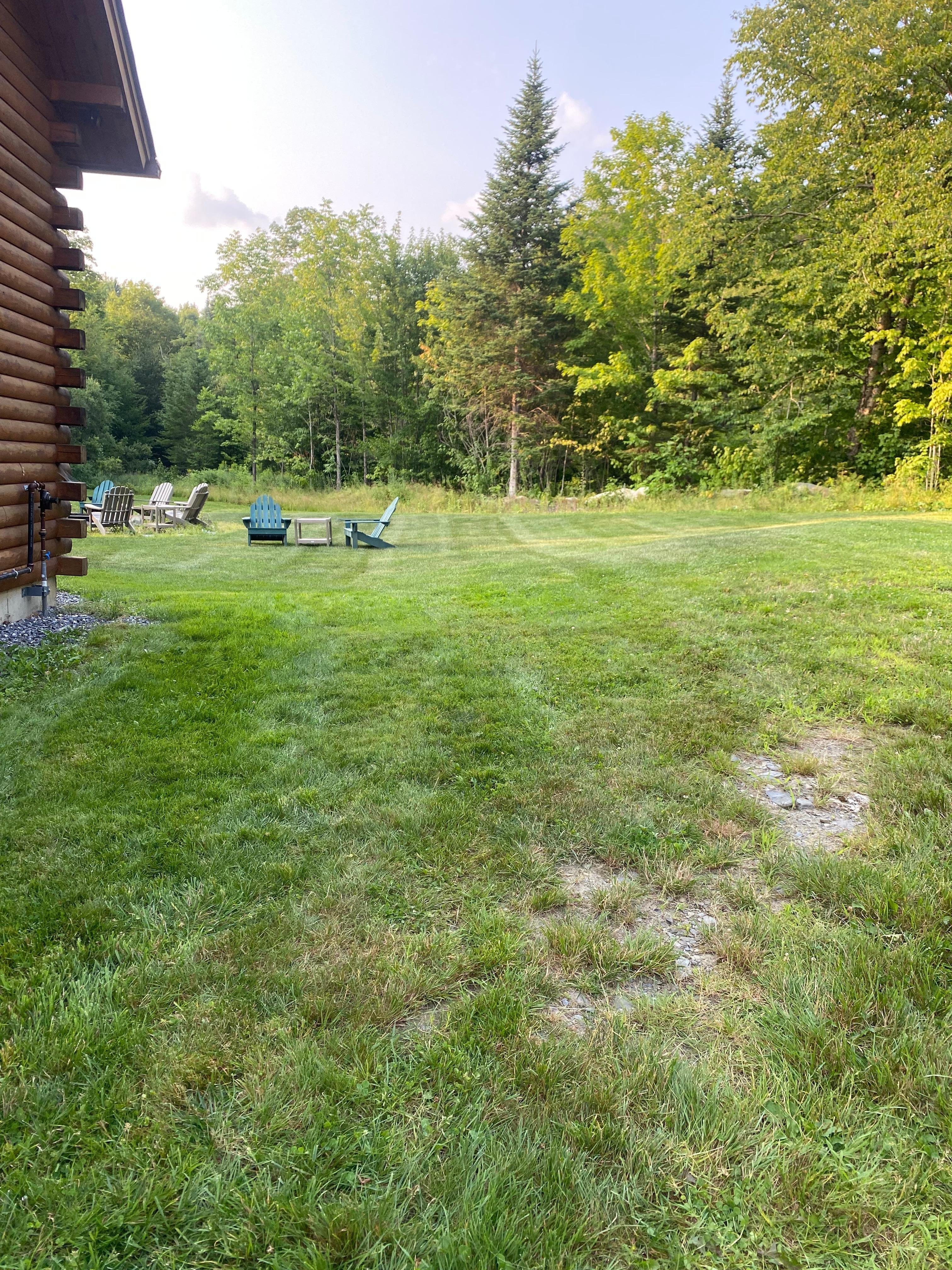 Looking toward firepit!