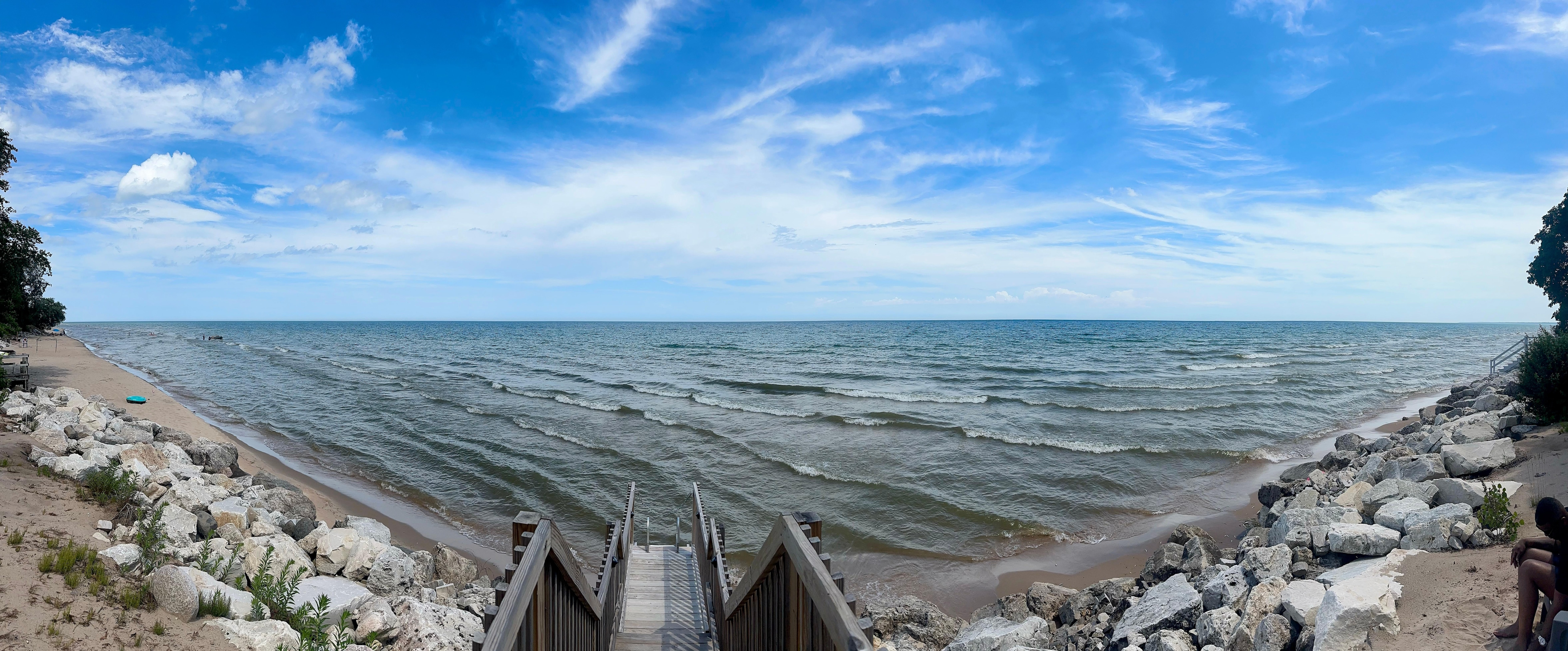 Pano pic of what we woke up to every morning! 