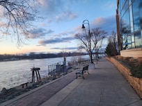 Path along the river.