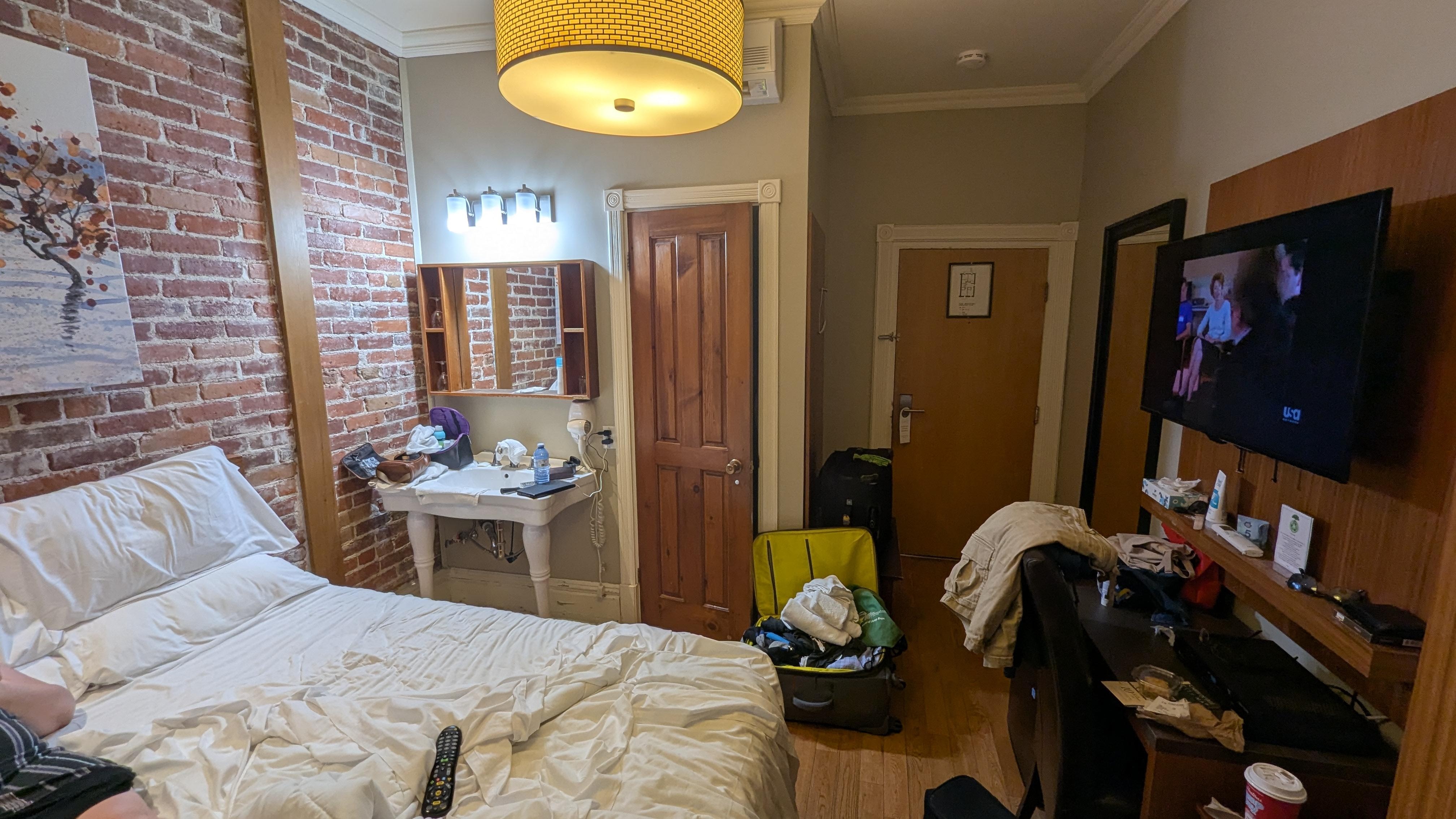 Room with balcony