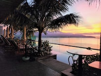 Sunrise from the pool bar