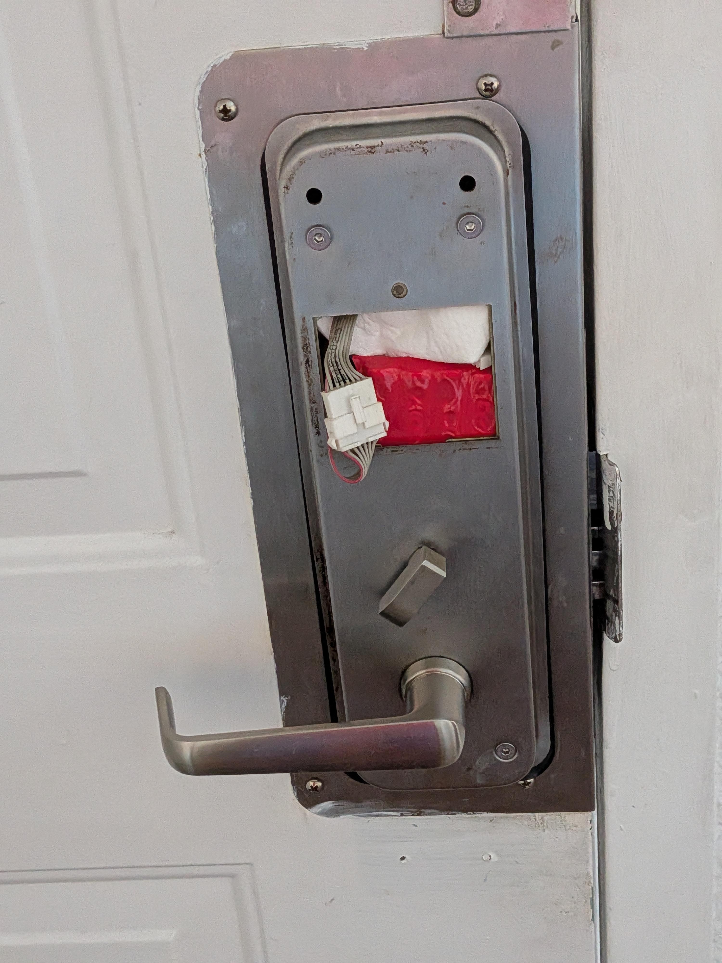 Keycard cover plate missing 