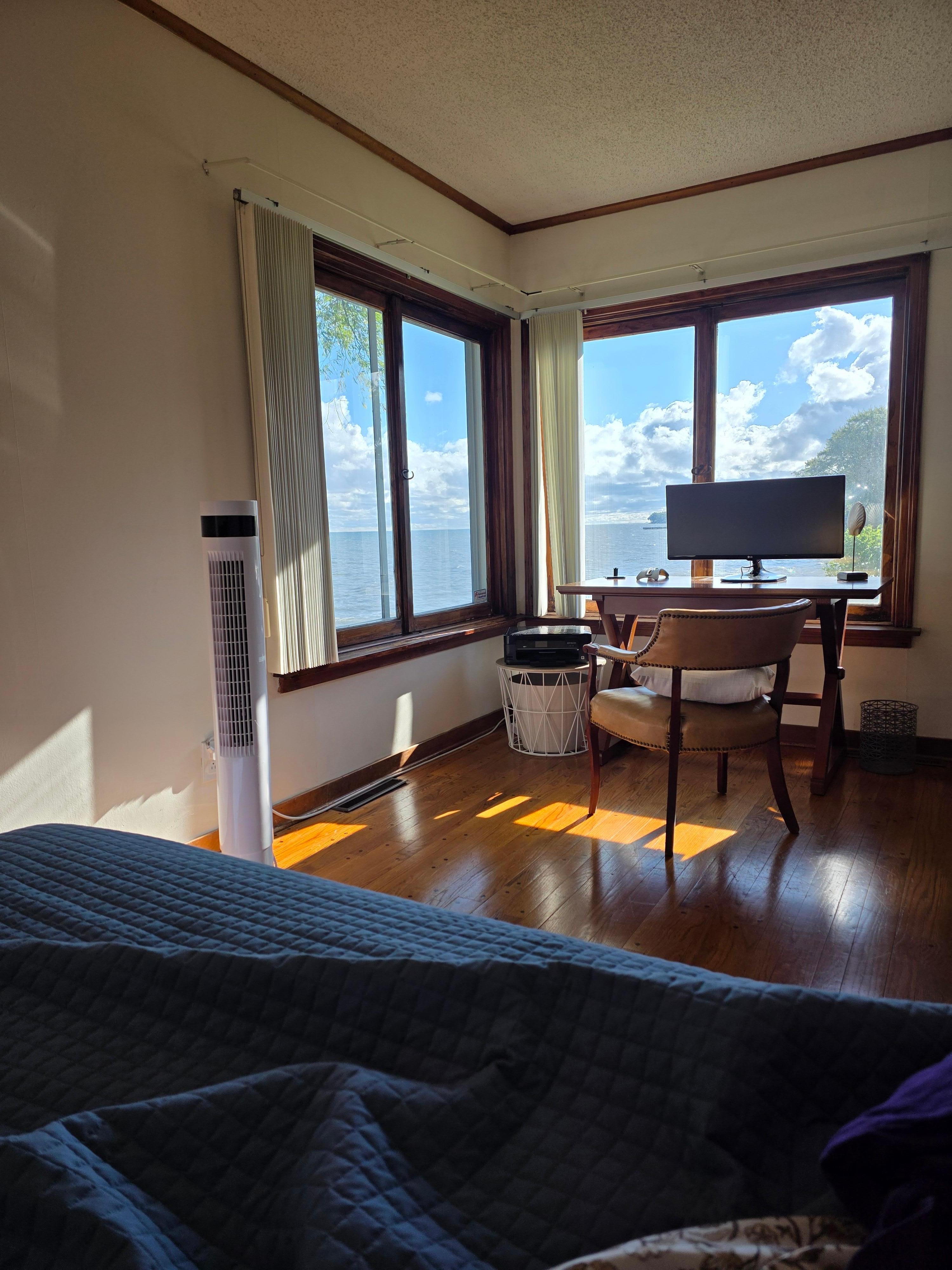 Do a little work with a view.