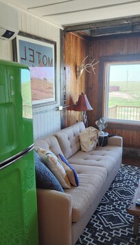 Sofa/bed, 2 mini split AC units