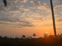 Sunset from the patio