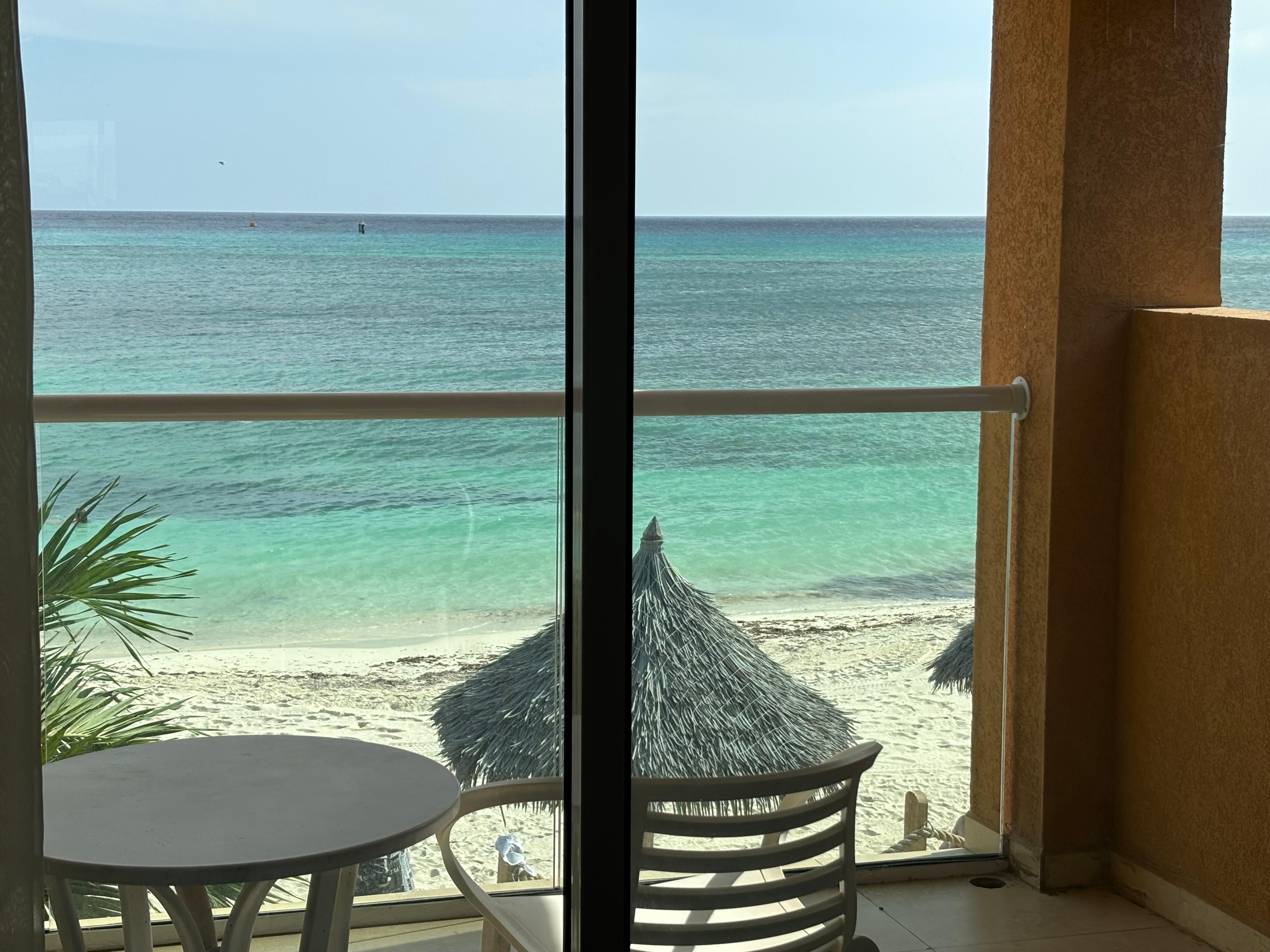 View from our 2nd floor room in building 22