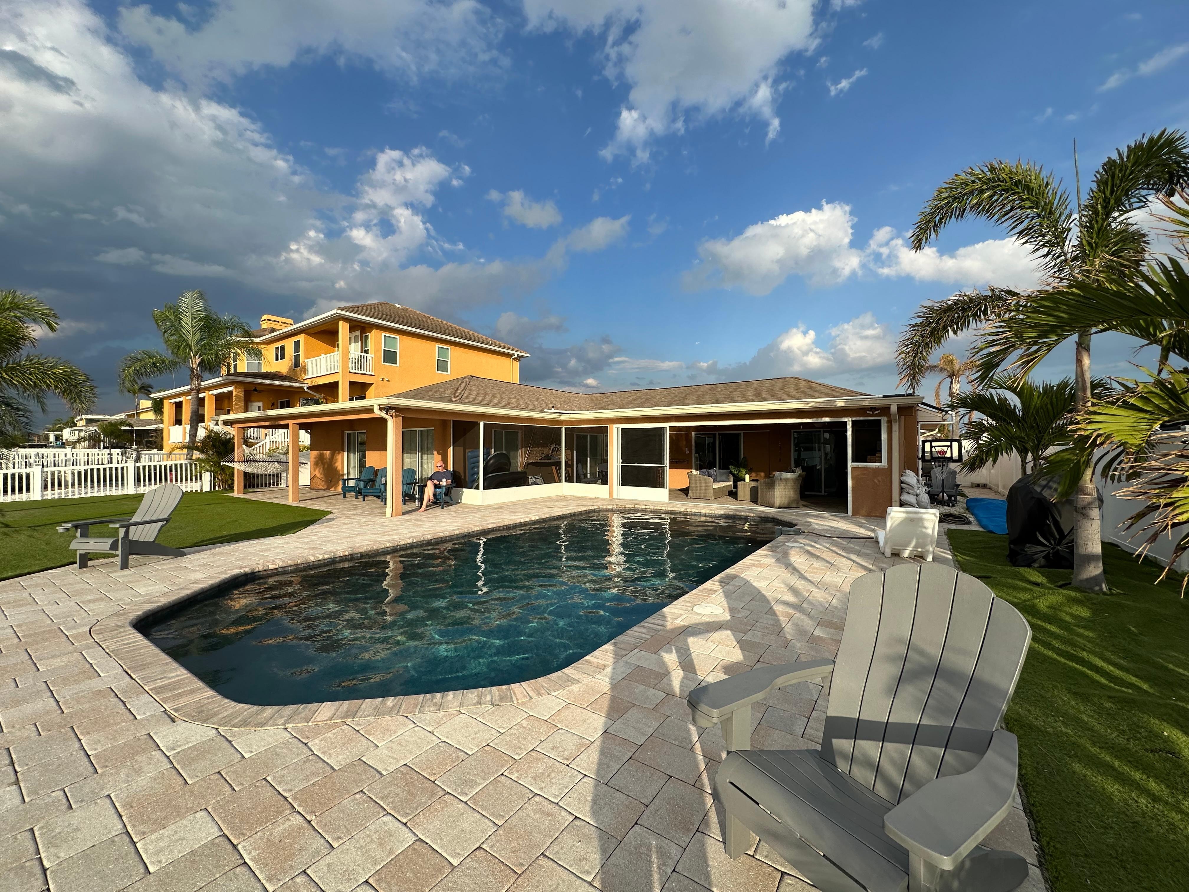 Beautiful backyard oasis