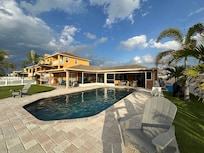 Beautiful backyard oasis