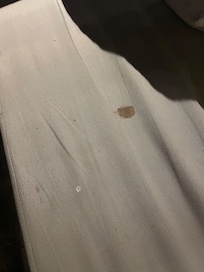 Stains in the sofa