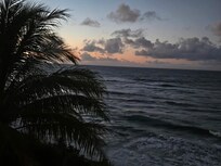 Sunrise from the balcony.