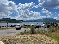 View from the patio! There were a lot of sailboats out! Just gorgeous