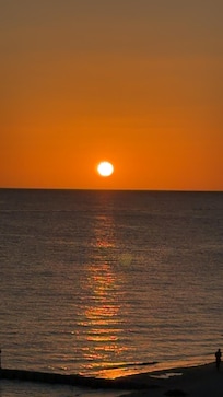 Sunset from balcony.