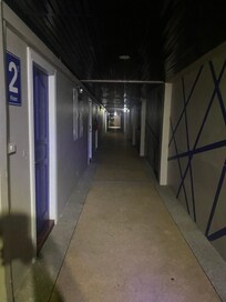 Hallway only backup lights on