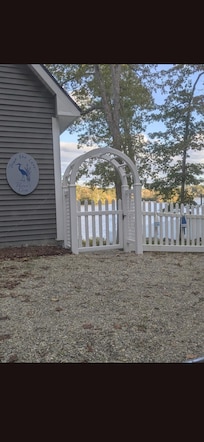 As you enter this lovely property.