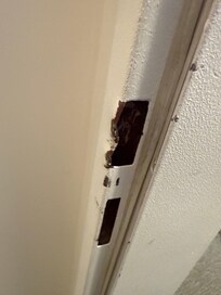 Lock that is bent
