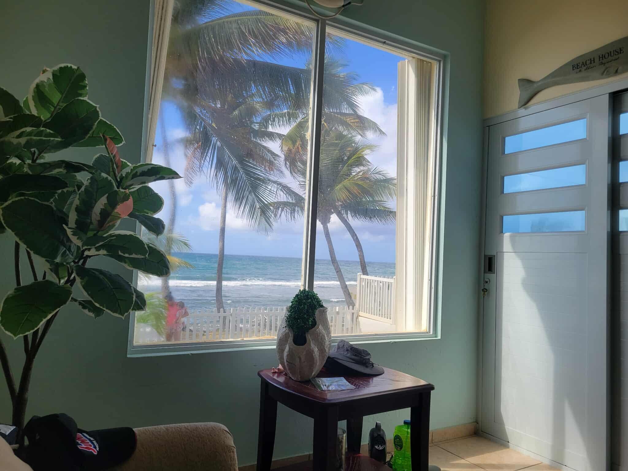 The view from the tv room.