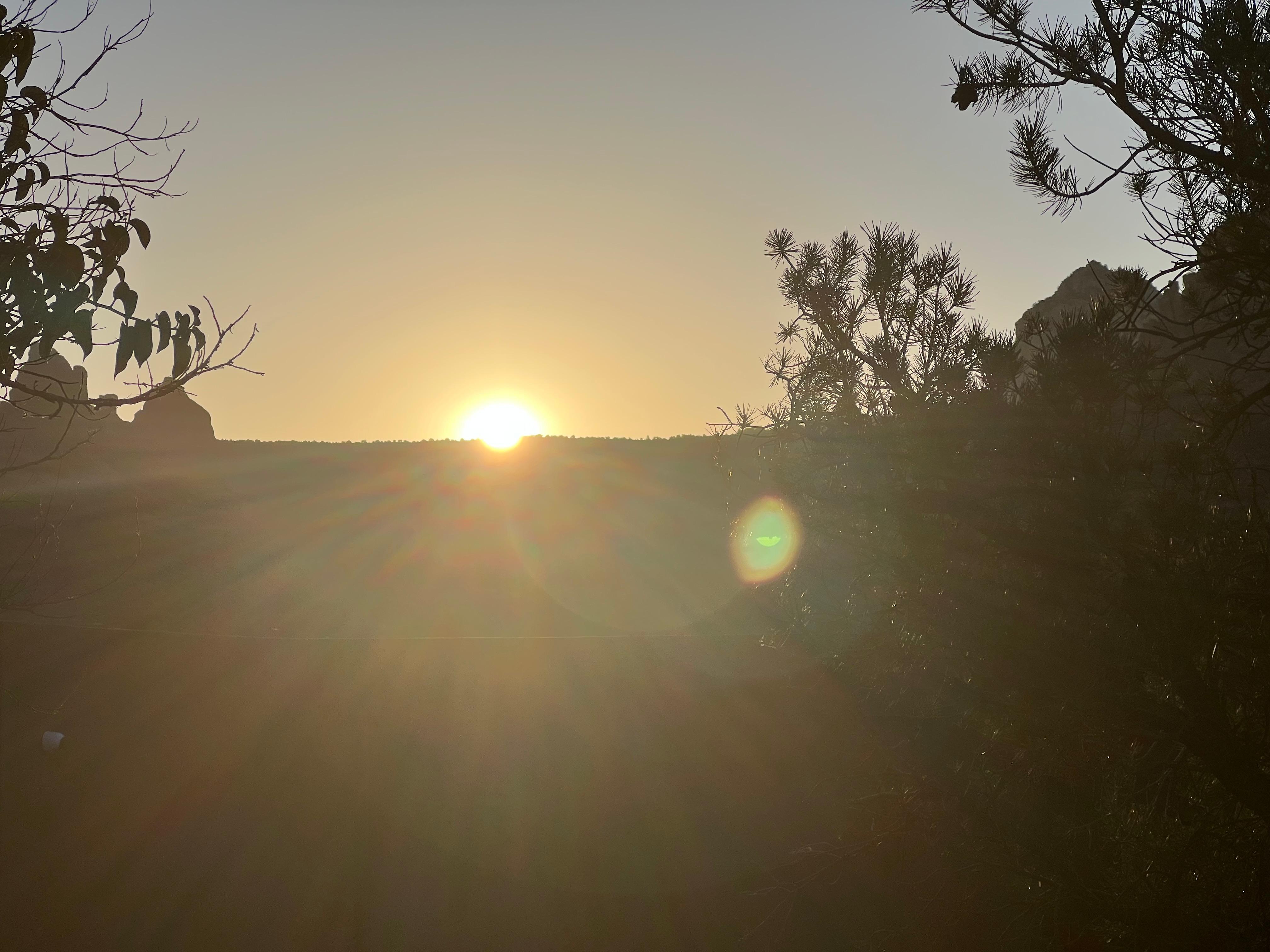 Gorgeous Sunrises outside master brdroom! 