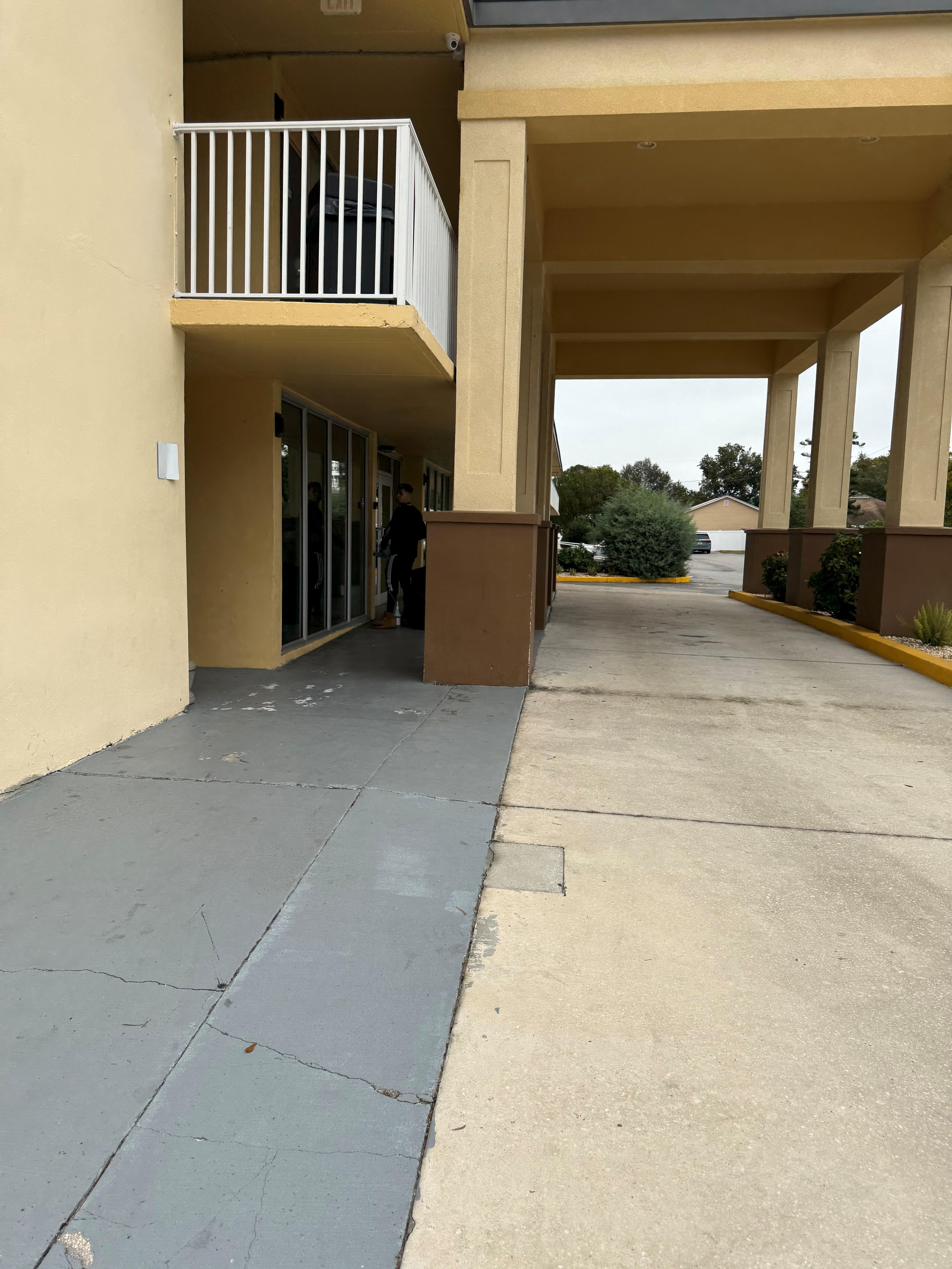 Poor sidewalk / damage to facility.