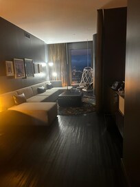 Living room of the suite