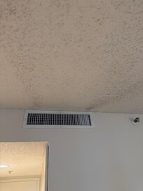 Dirty mold ceiling
