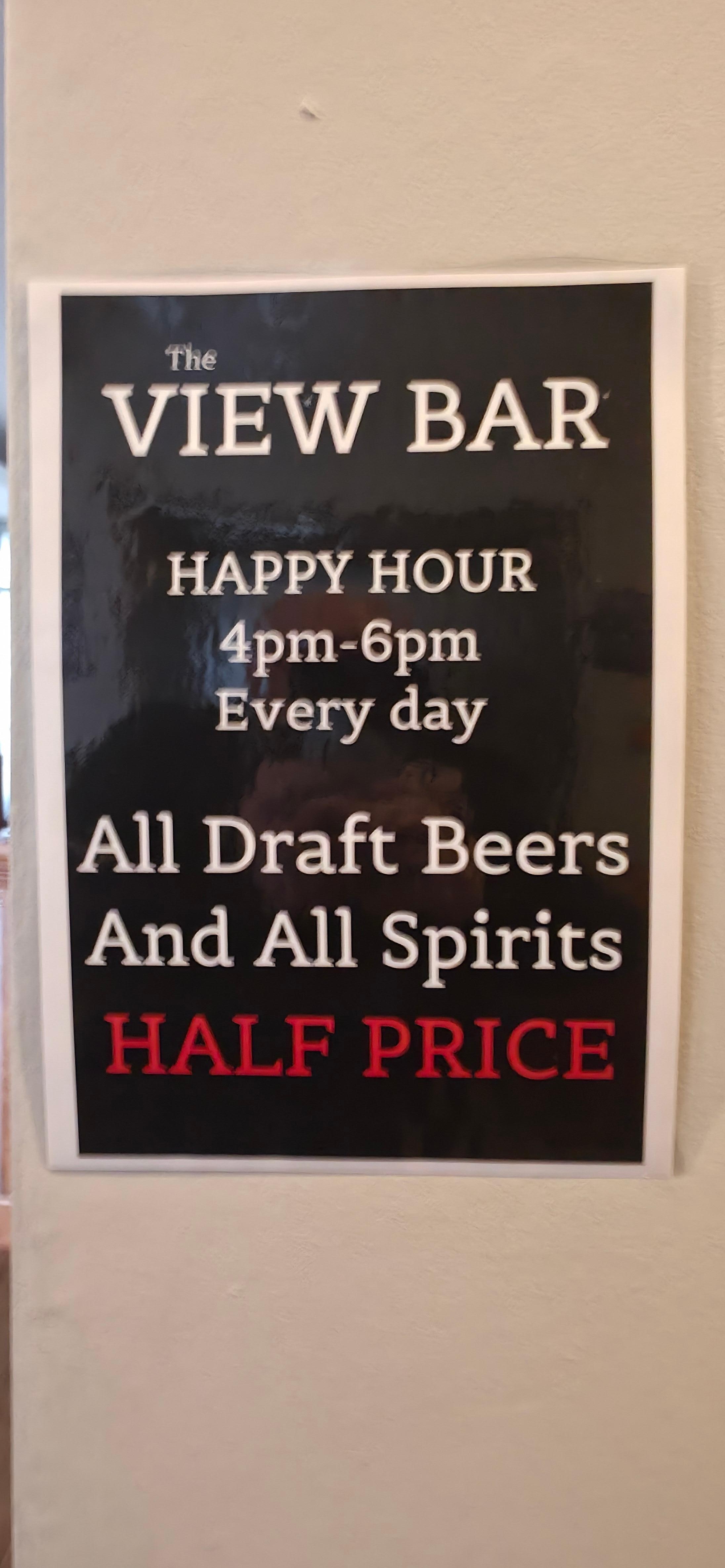 Poster in hotel forgets to state every day doesn't include weekends!