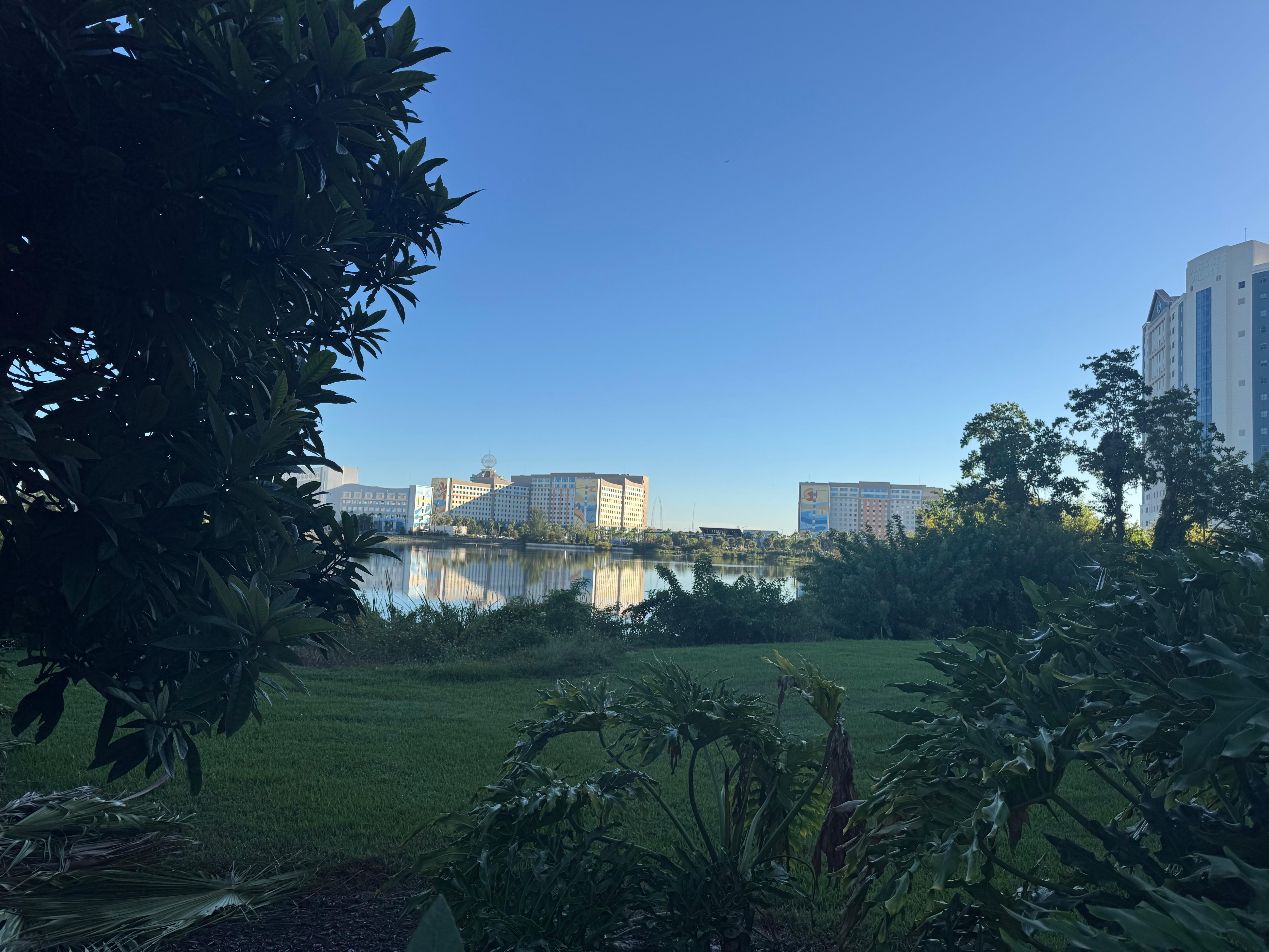 There is no park near