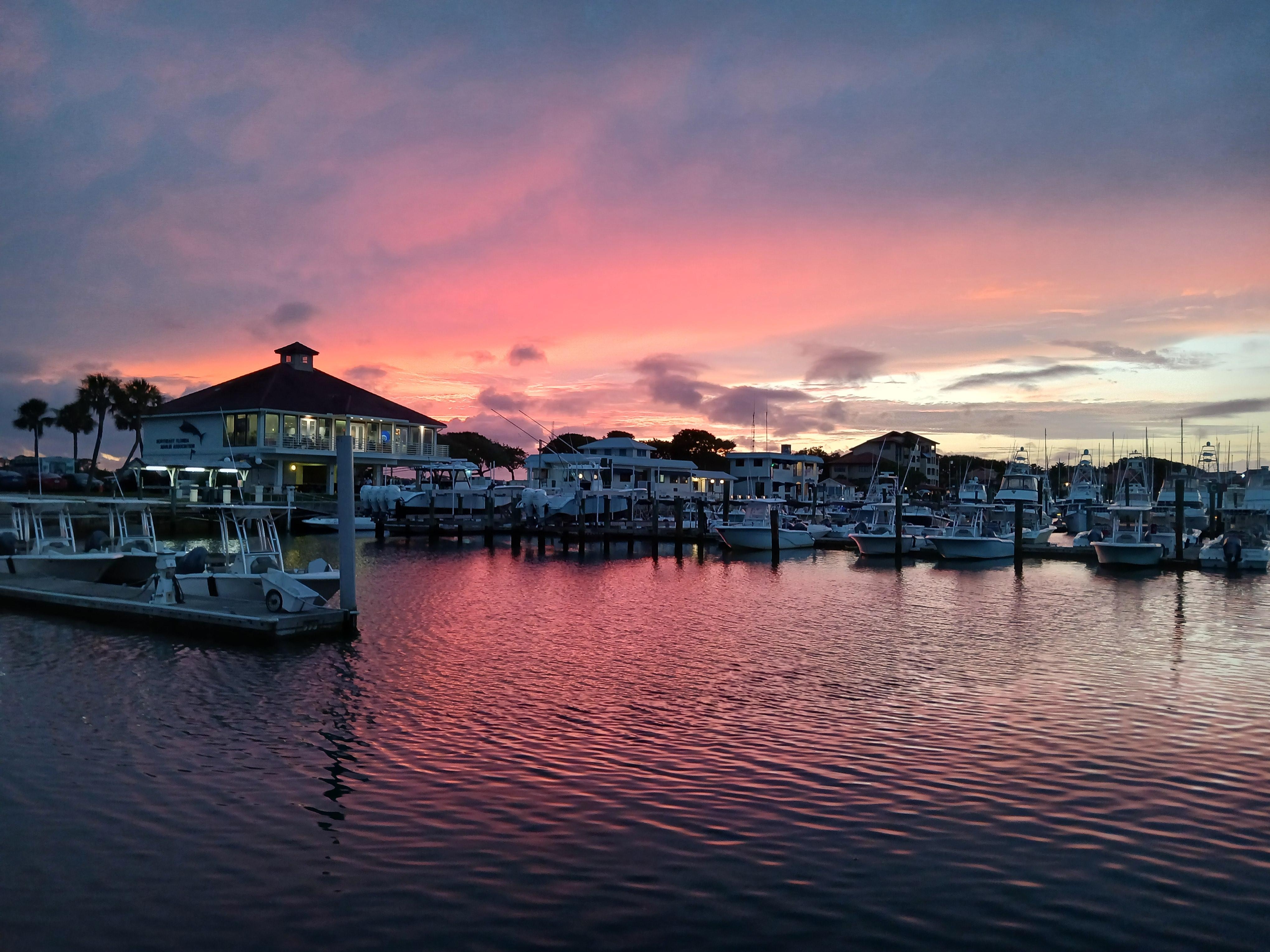 Dock by the hotel