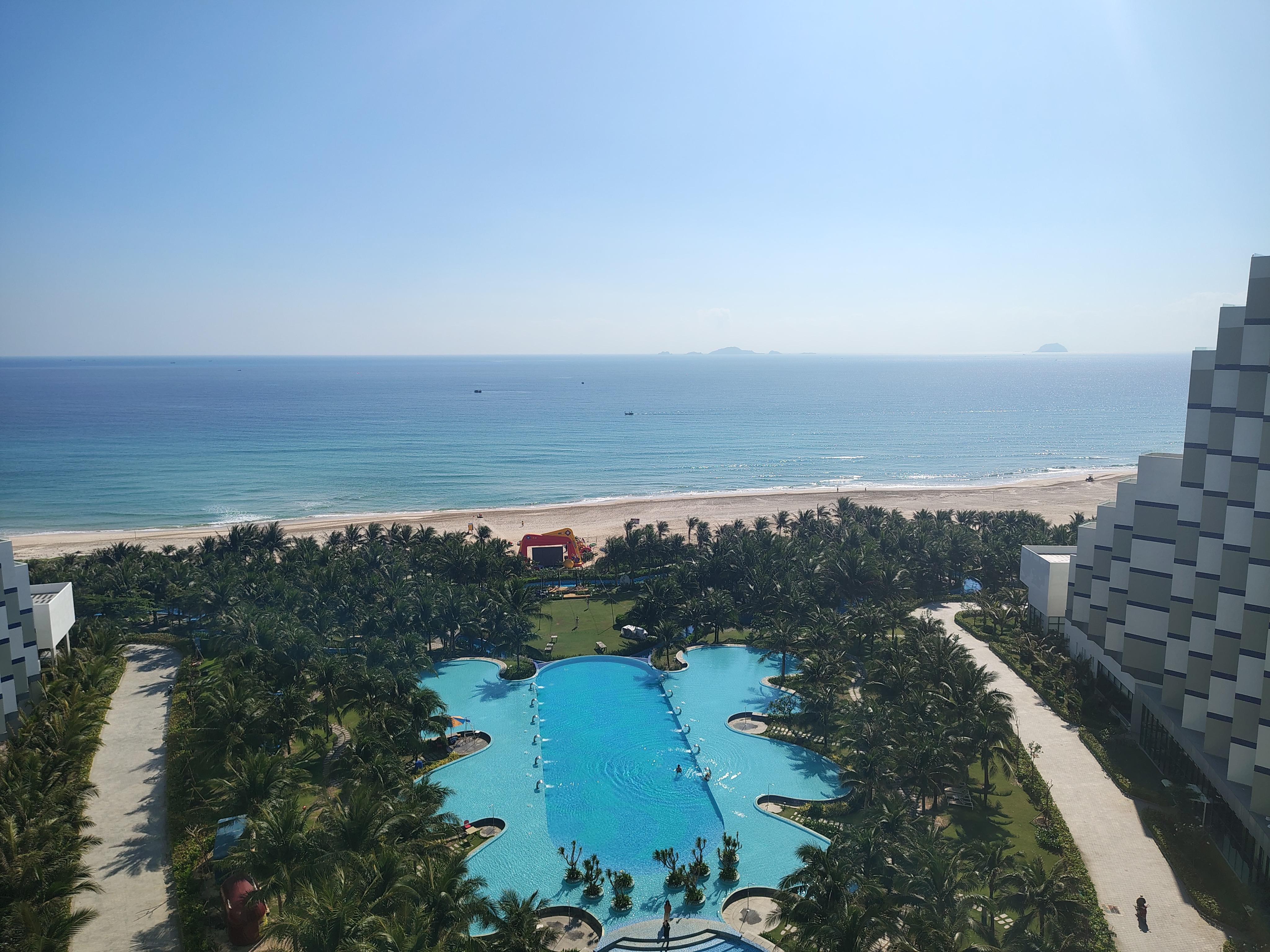 View from room balcony 