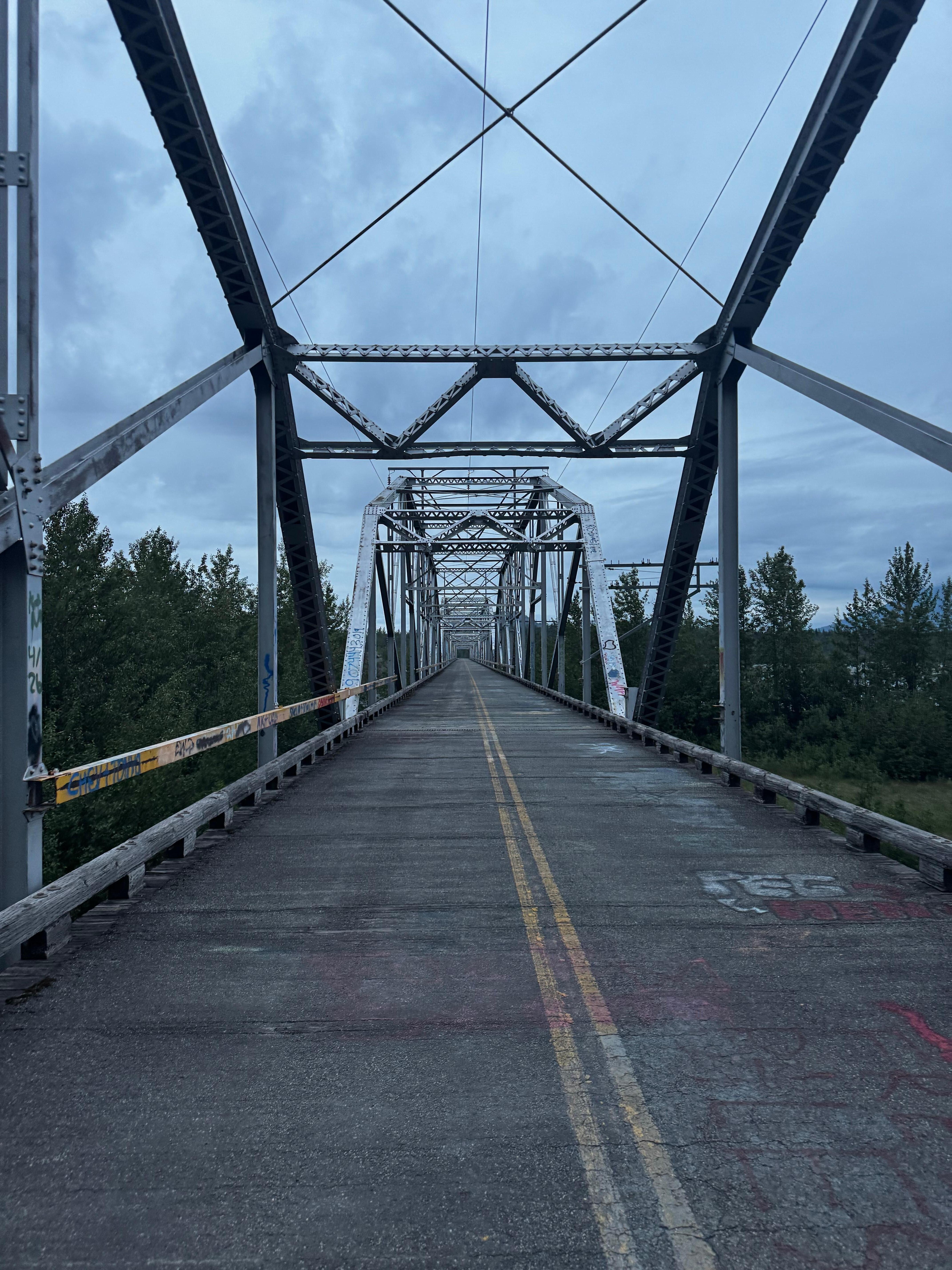 Walking bridge a few miles from house