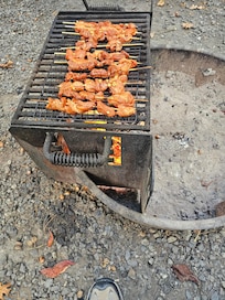 Dinner cooking.