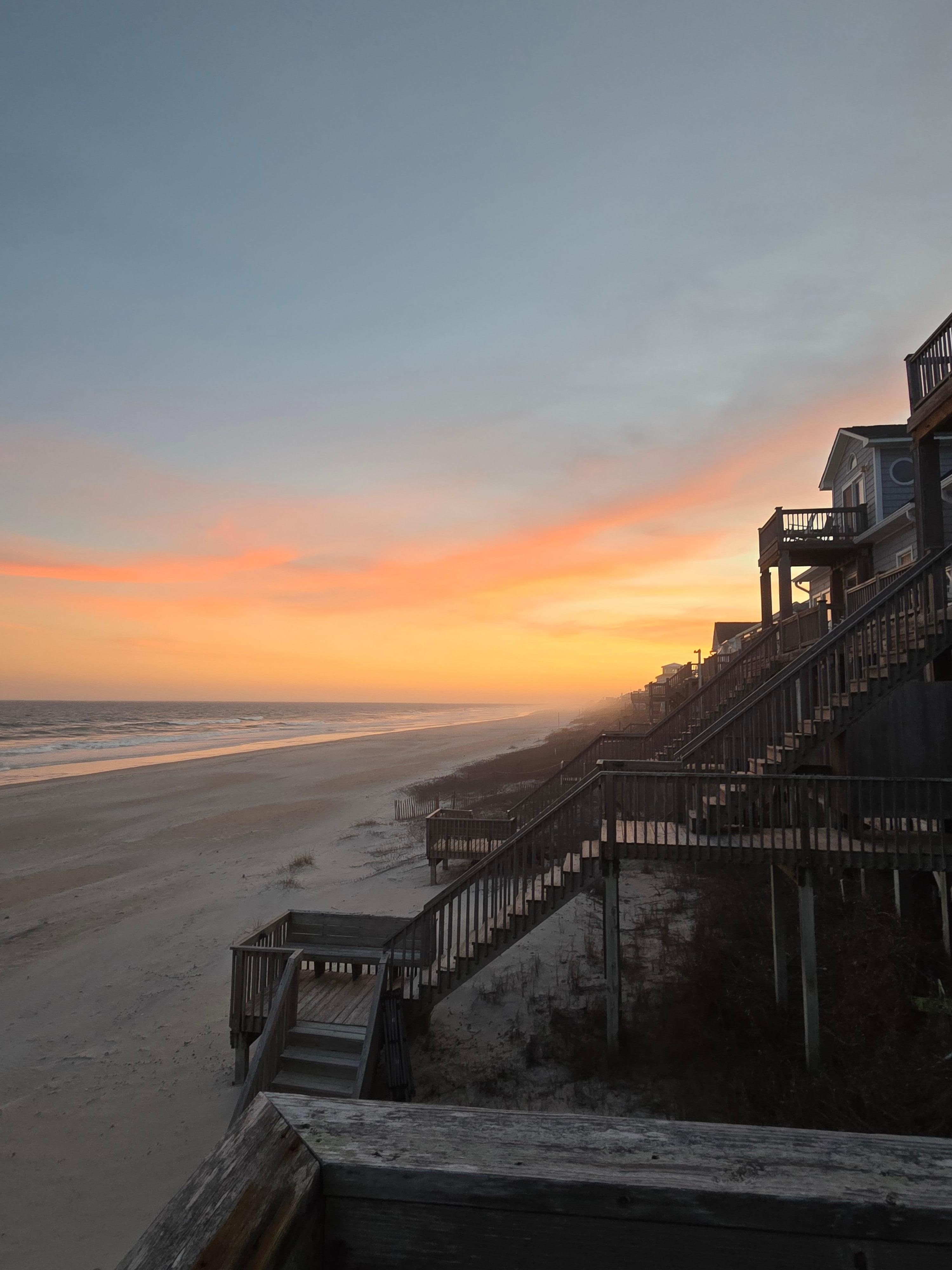 Sunset from the balcony