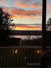 Arrival day, actually got to use the covered porch.