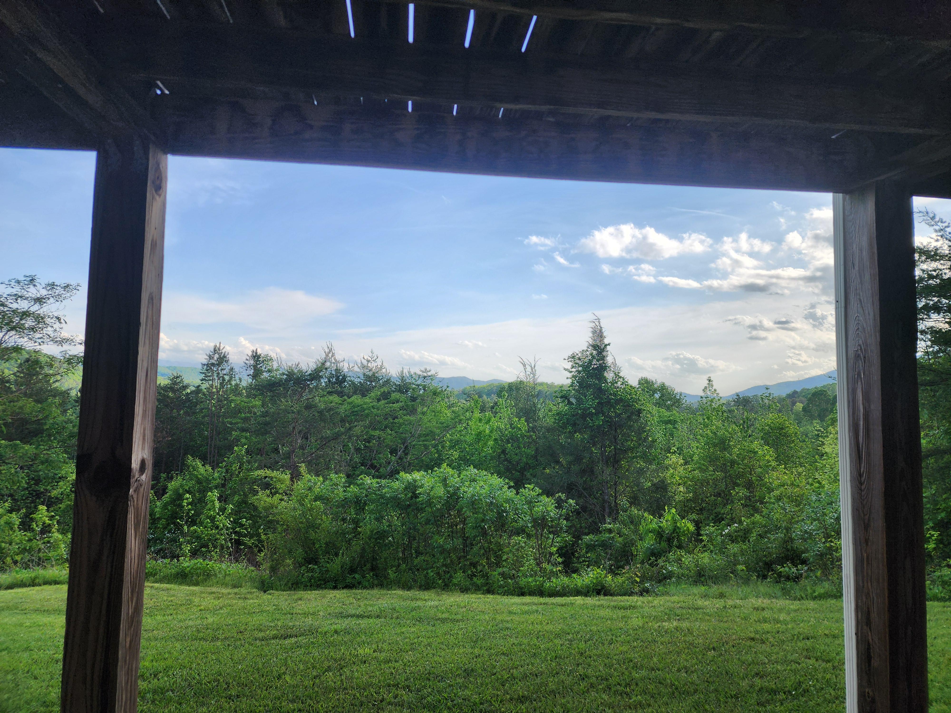 Lower level porch view