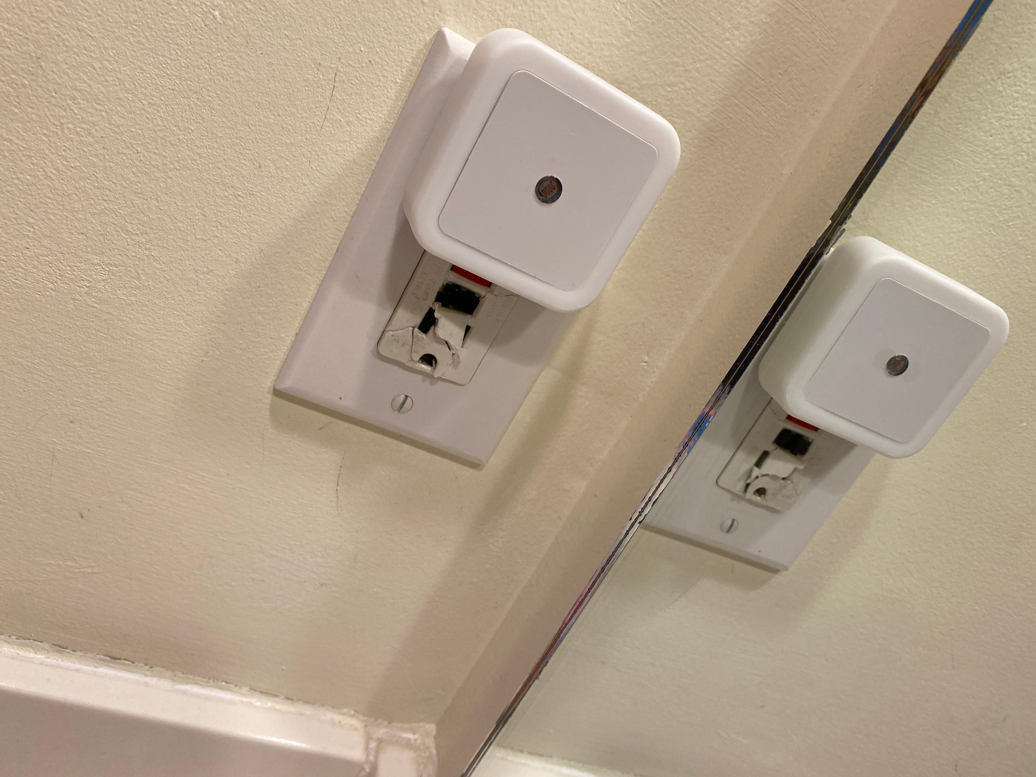 Receptacle in 2nd bathroom when we arrived.