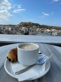 Coffee and the Acropolis….what a view!
