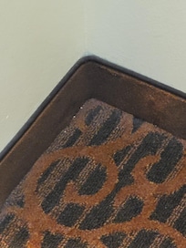 Photos don't do justice as to how disgusting it is. Drywall dust, mold, separated moldings. The air quality was the worst part!!