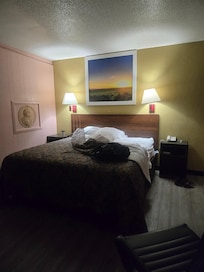 This was the only light with none by the table and fridge so that end of the room was quite dark