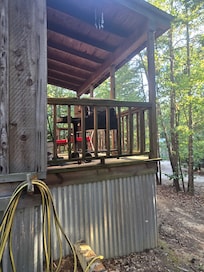 Back side of cabin