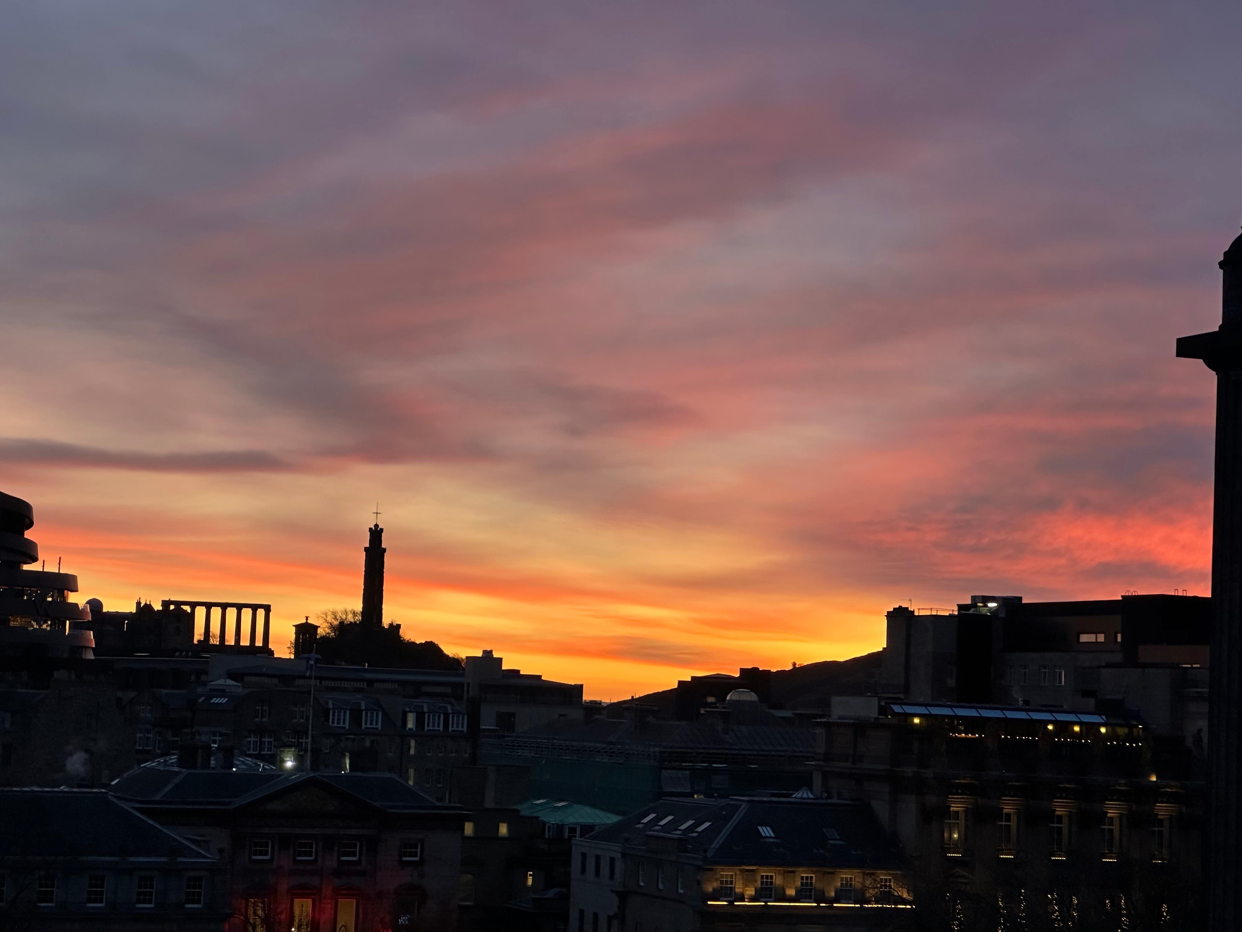 Sunrise from my top level balcony