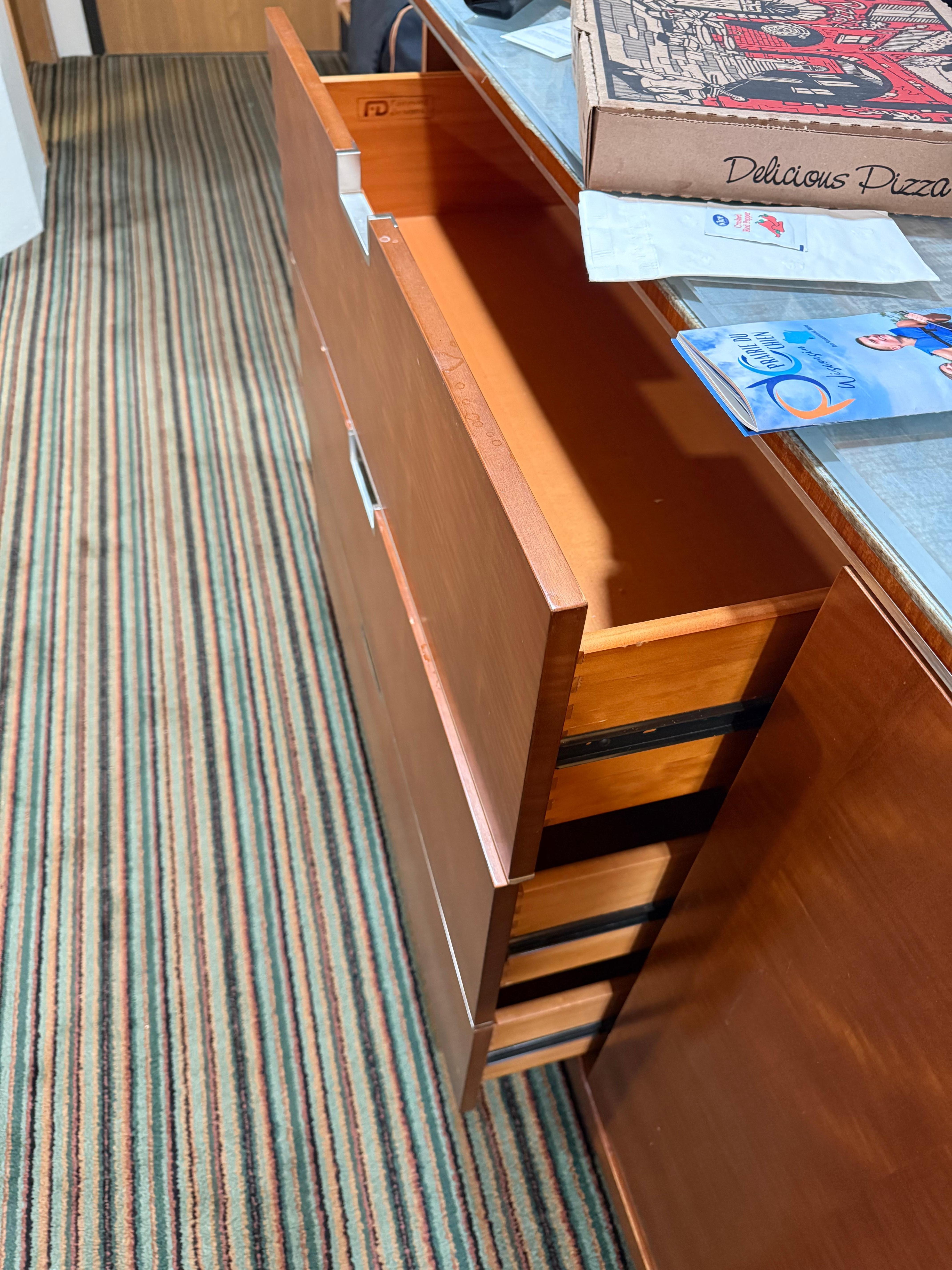 Drawers won’t stay shut